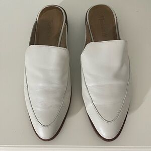 Madewell leather loafer mules, size 9